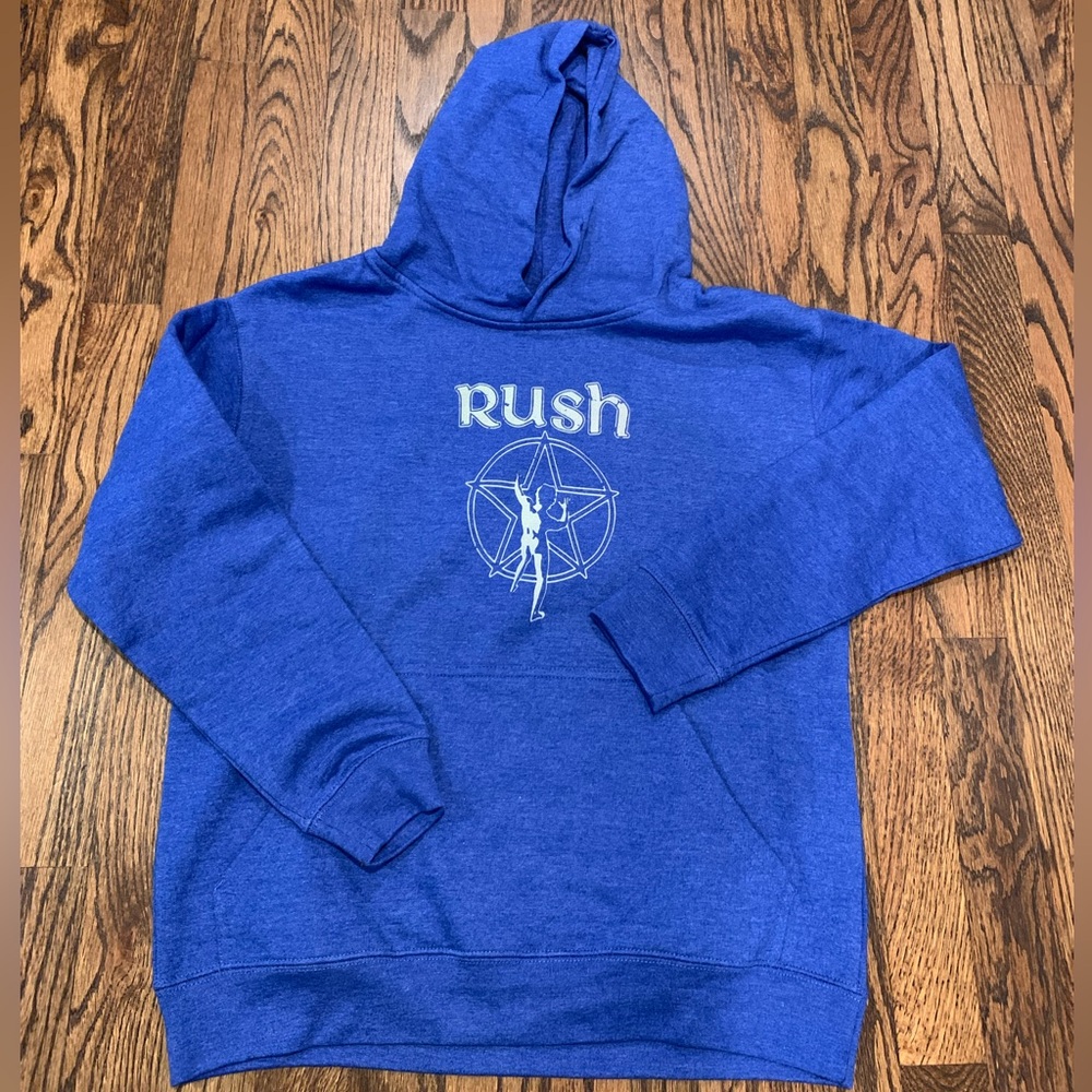 Rush band sweatshirt- boys size Large but fits like a Medium. New, never worn.